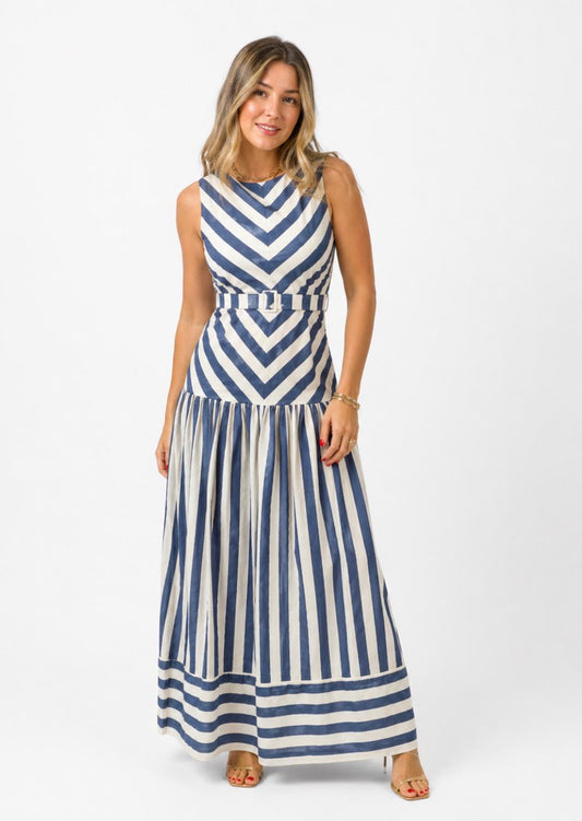 Blue Stripe Dress