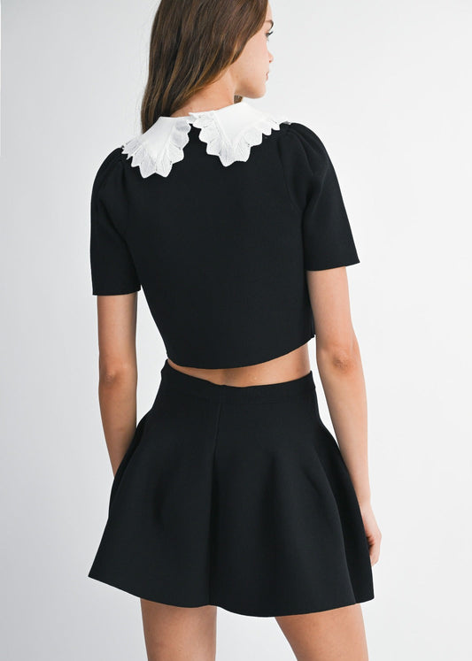 Black Knit Set