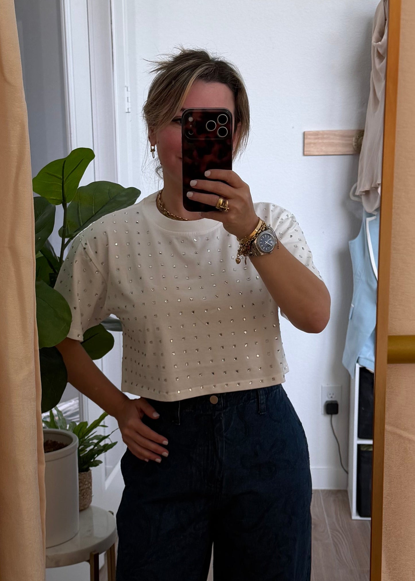White Croptop