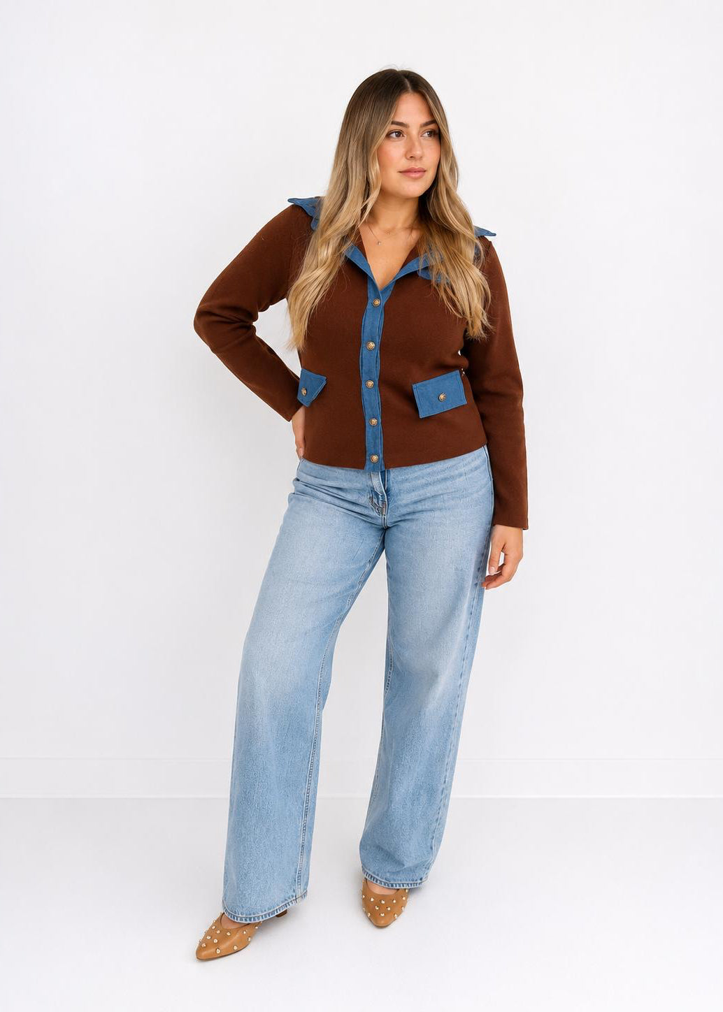 Brown sweater
