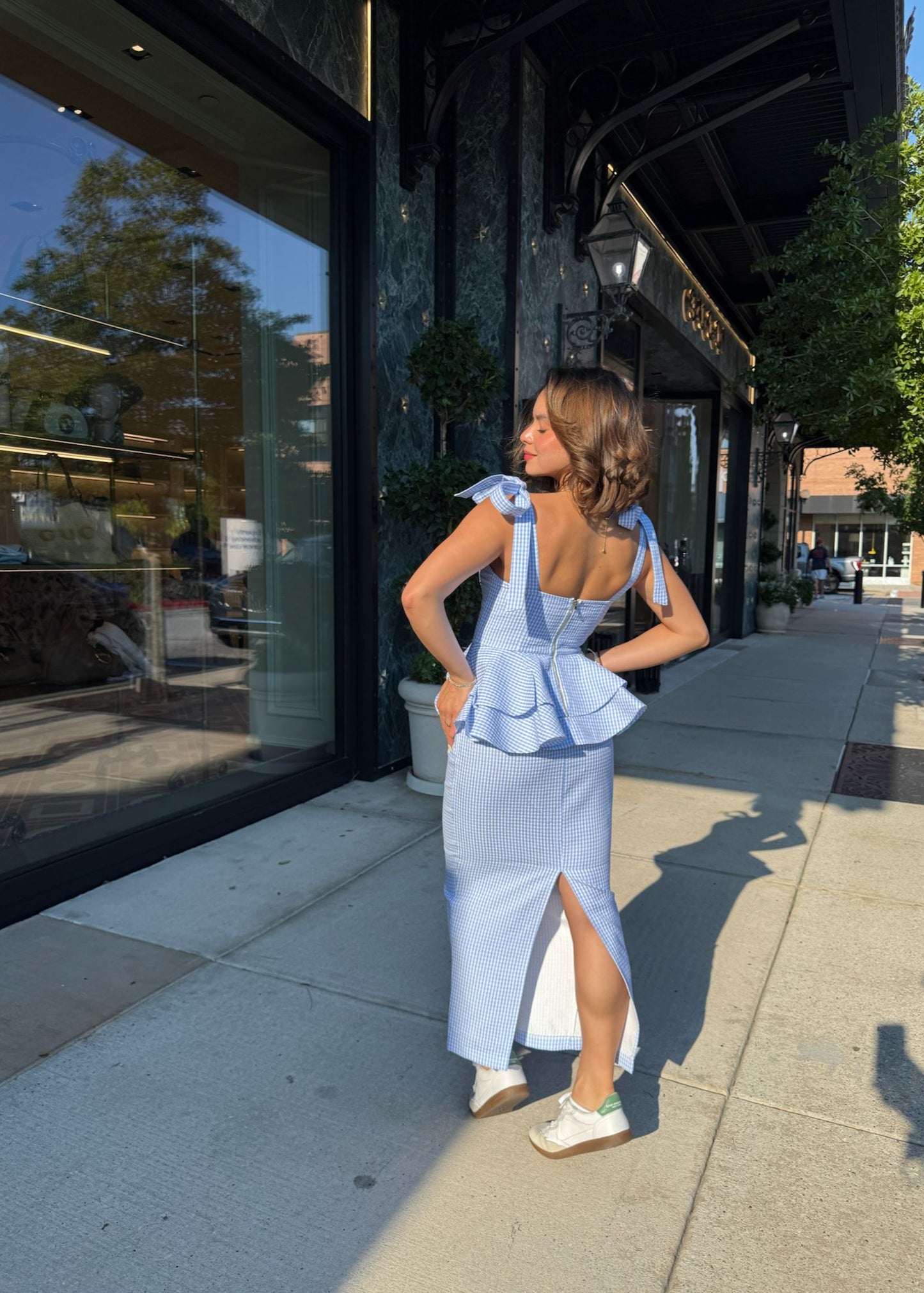 Top and Midi Skirt Set